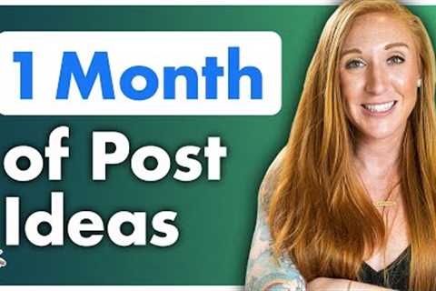 20+ Social Media Post Ideas to Radically Simplify Your Marketing