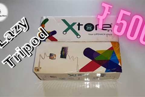 Unboxing lazy tripod for mobile and tablet|