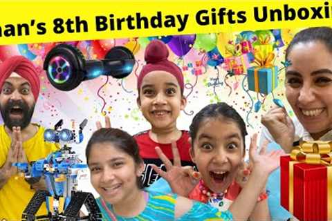Siaan’s 8th Birthday Gifts Unboxing | RS 1313 VLOGS | Ramneek Singh 1313