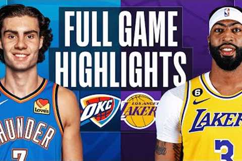 THUNDER at LAKERS | FULL GAME HIGHLIGHTS | March 24, 2023