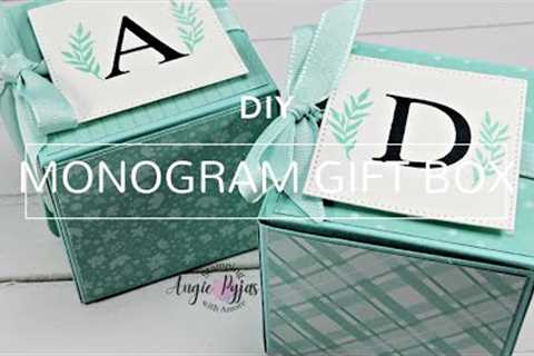 Personalize Any Present With This Sweet DIY Monogrammed Gift Box. You Won't Believe How Easy It Is!