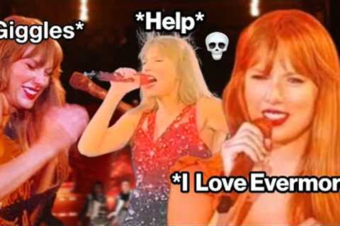 Taylor Swift's RESPONSE to her fans at the eras tour (Evermore)