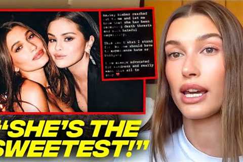 Hailey Bieber Reacts to Selena Gomez Defending Her From Death Threats