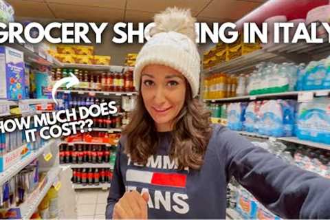 Grocery Shopping in Italy! 🇮🇹 How much do groceries cost in Florence, Italy?
