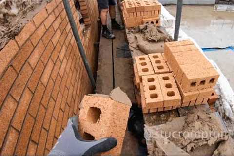 4K POV Bricklaying