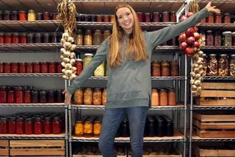 Homestead Pantry Tour | Self-Sufficiency and Food Storage 2021