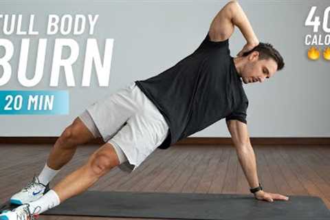 20 MIN CARDIO HIIT - Sweat and Burn Fat with This High Intensity Workout (Full Body, No Equipment)