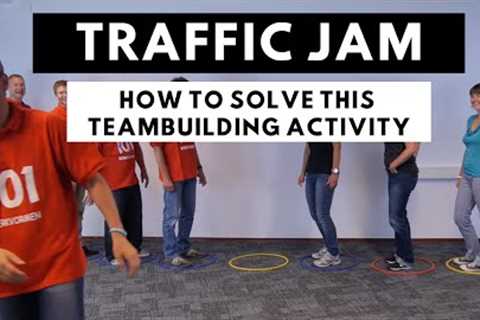 Teambuilding activity: Traffic Jam game and how to play and how to solve it