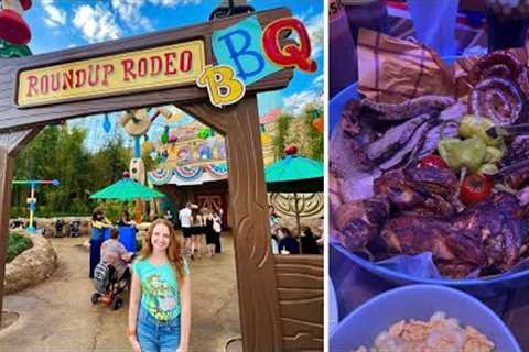 New Disney Restaurant at Hollywood Studios! Woody's Roundup Rodeo BBQ | Disney World Dining Review
