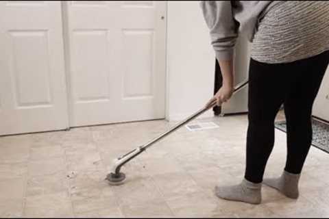Electric Spin Scrubber Review | Cordless Bathroom Cleaning Brush Scrubber Heads Extension Handle
