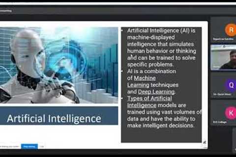 Machine Learning, AI and its Types, The trends in Computer Applications