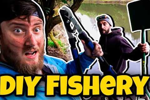 Creating The ULTIMATE FISHING SPOT In My GARDEN