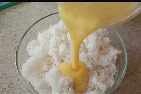 Do You Have Rice &amp; Eggs At Home⁉️Try this Simple Recipe Surely You Will Say Wow!