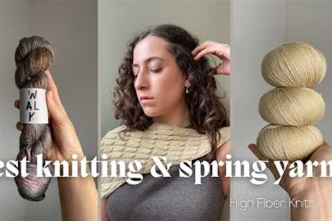 Knitting Podcast // Spring knitting Patterns and my favourite cotton yarn for warm weather!