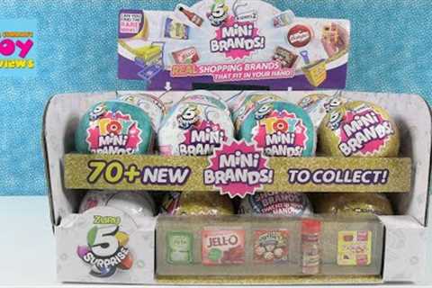 Toy Mini Brands Palooza Series 1 &amp; 2 Blind Bag Unboxing Review | PSToyReviews