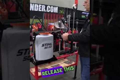 Lawn Care Setup Sprayer Racks