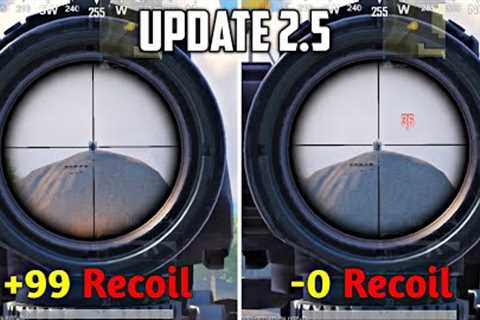 UPDATE 2.5🔥Tips For NO Recoil Control and ACCURATE Spray Recoil For M416 IN BGMI/PUBG MOBILE😱🔥