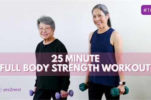 Full Body Workout for Seniors, Beginners | Build Muscle with Dumbbells