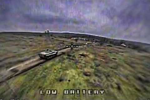 Footage War In Ukraine / Ukrainian Military Works FPV-Drone-Kamikaze