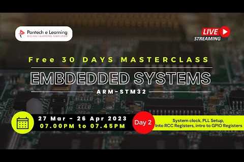 EMBEDDED SYSTEM - DAY  2 System clock, PLL Setup, Into RCC Registers, intro to GPIO Registers