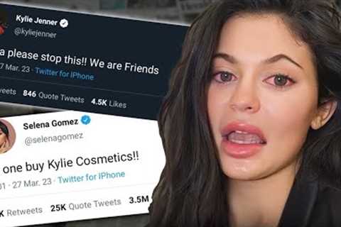 Kylie Jenner BEGS Help From  Selena Gomez After Being CANCELLED