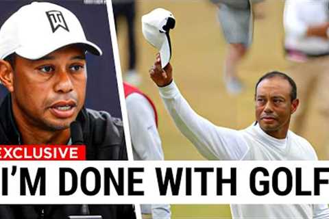Tiger Woods REVEALS His Future Plans..