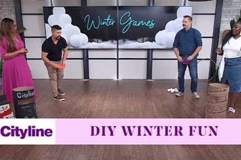 4 DIY outdoor winter games for the whole family