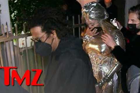 Beyonce &amp; Jay Z Swarmed at Grammys After Party After Her Historic Night | TMZ
