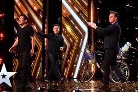 GOLDEN BUZZER magic with the SPELLBINDING Keiichi Iwasaki! | Auditions | BGT 2022
