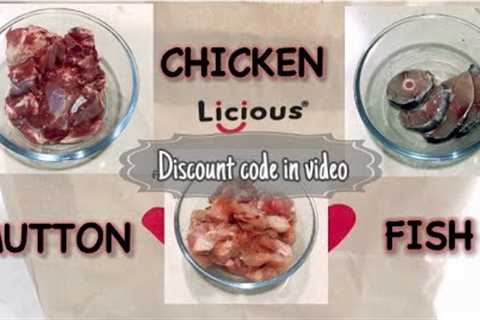 Licious honest review | Licious products unboxing | Chicken, Mutton and Fish from Licious |