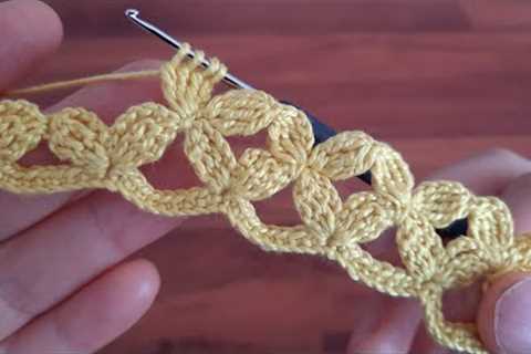 WOW WONDERFUL CROCHET FLOWER knitting pattern lace making, step-by-step explanation for beginners