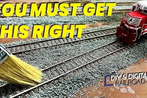 You must get this model railroad scenery right