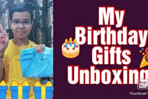 My Birthday Gifts Unboxing 🎁 /The Harshul Word