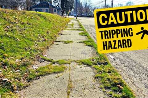 This HOMEOWNER Needed Some Serious Sidewalk Cleaning | Let's Help Her Out!