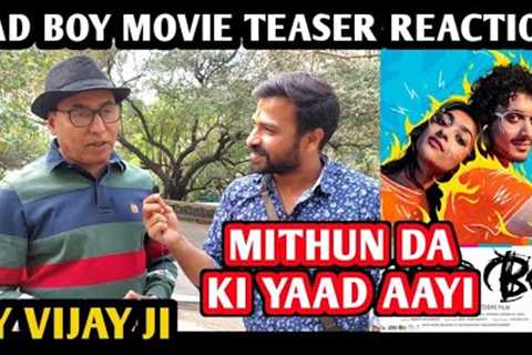 Bad Boy Movie Teaser Reaction | By Vijay Ji | Namashi Chakraborty | Amrin Qureshi