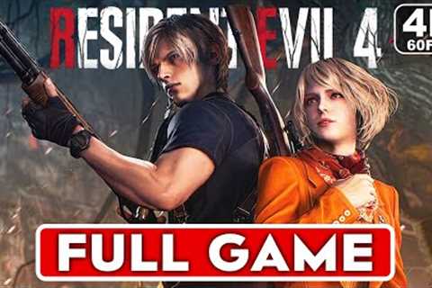 RESIDENT EVIL 4 REMAKE Gameplay Walkthrough Part 1 FULL GAME [4K 60FPS] - No Commentary