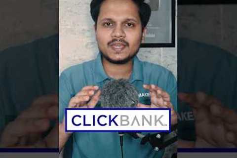 Earn Money From ClickBank Affiliate Marketing #clickbank
