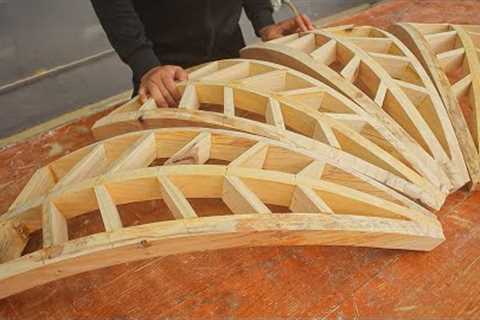 Very Unique Artistic Wooden Furniture Design idea Of Woodworkers // How To Make A Simple Tea Table