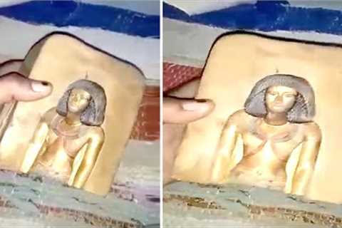 This Digger In Egypt Just Revealed They Found This Old Relic Inside An Old Abandoned Tunnel