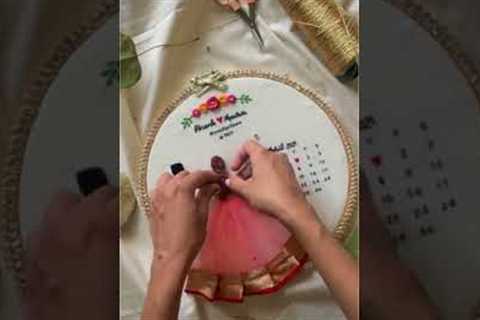 Wedding hoop | Couple hoop | Handmade Embroidery |Wedding Gift