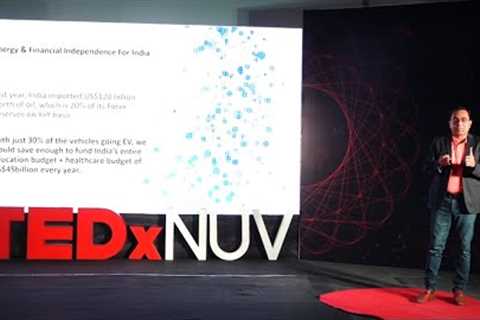 Electric Mobility is the Future! | Kartikey Hariyani | TEDxNUV