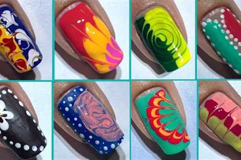 🤔Easy Nail designs for beginners at home \nail art at home\ easy nail art for beginners \ nail art