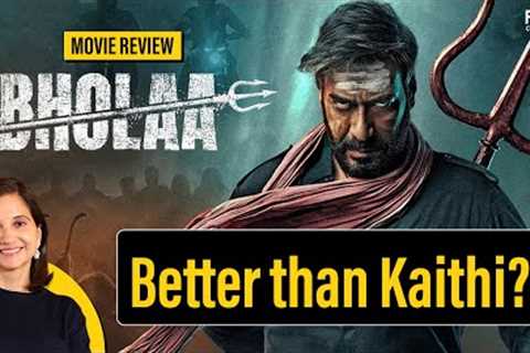Bholaa Movie Review by Anupama Chopra | Film Companion