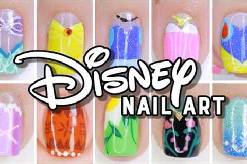 Disney Nail Art 2023 👑 Cute &amp; Easy Disney Princess Nail Polish Tutorial Design Compilation