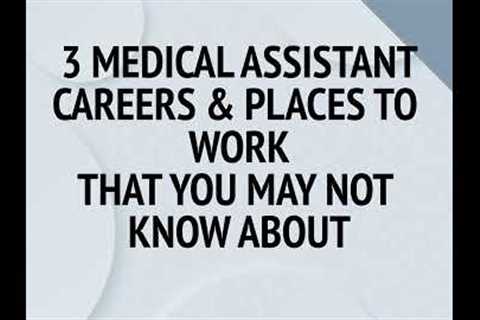 Medical Assistant Career Isn't worth it? - Salary insight!