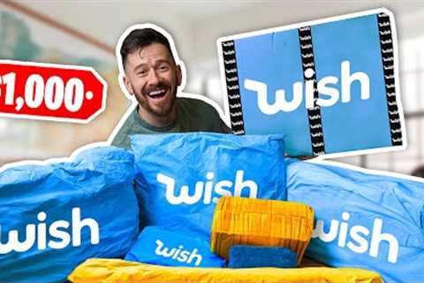 $1,000 Wish Mystery Box Unboxing!!