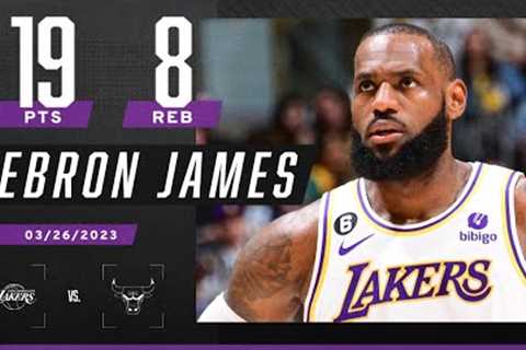 LeBron James drops 19 PTS OFF THE BENCH in the Lakers' loss to the Bulls | NBA on ESPN