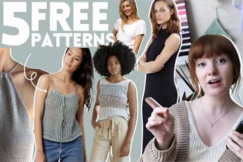 15 *FREE* Knitting Patterns for Summer // Project Inspiration for a Handmade Summer Wardrobe!