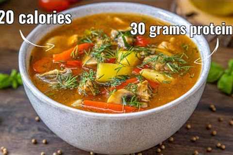 I cook 3 times a week and I want more! Delicious and healthy soup recipe!