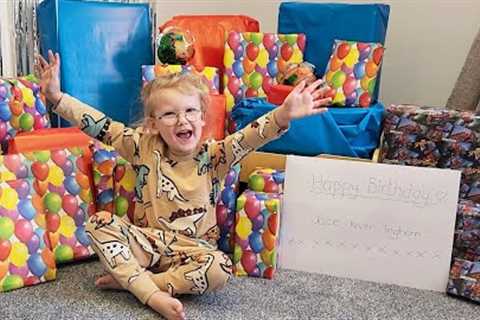 JACE RIVERS 4th BIRTHDAY - OPENING PRESENTS &amp; SPECIAL DAY OUT!